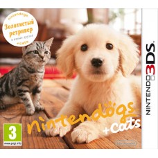 Nintendogs + Cats: Голден-ретривер и новые друзья русская версия для 3DS