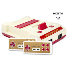 Retro Genesis 8 Bit HD Wireless + 300 игр (HDMI кабель, 2 беспроводных джойстика)