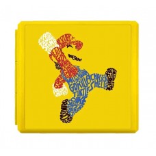 Premium Game Card Case (12 игровых карт + 12 microSD) Super Mario Yellow