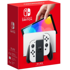 Nintendo Switch OLED 64 ГБ, белый