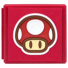 Premium Game Card Case (12 игровых карт + 12 microSD) Super Mario Toad (Красный Гриб)