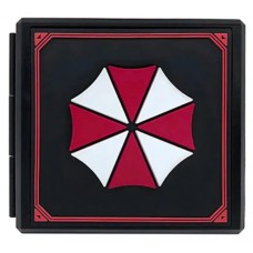 Premium Game Card Case (12 игровых карт + 12 microSD) Resident Evil Umbrella (Красно Белая)