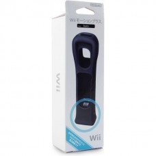 Насадка Motion Plus для Wii Remote, с силиконовым чехлом, черная